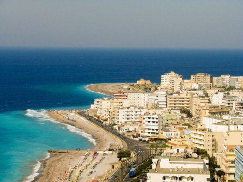 Monte Smith Panorama of Rhodes town