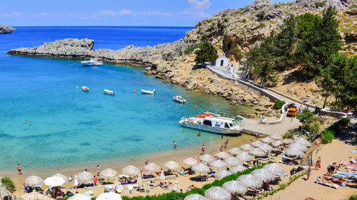 St Paul bay Lindos