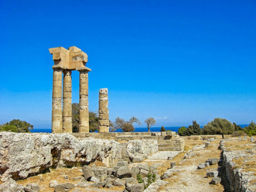 Temple Apollo - Acropolis of Rhodes